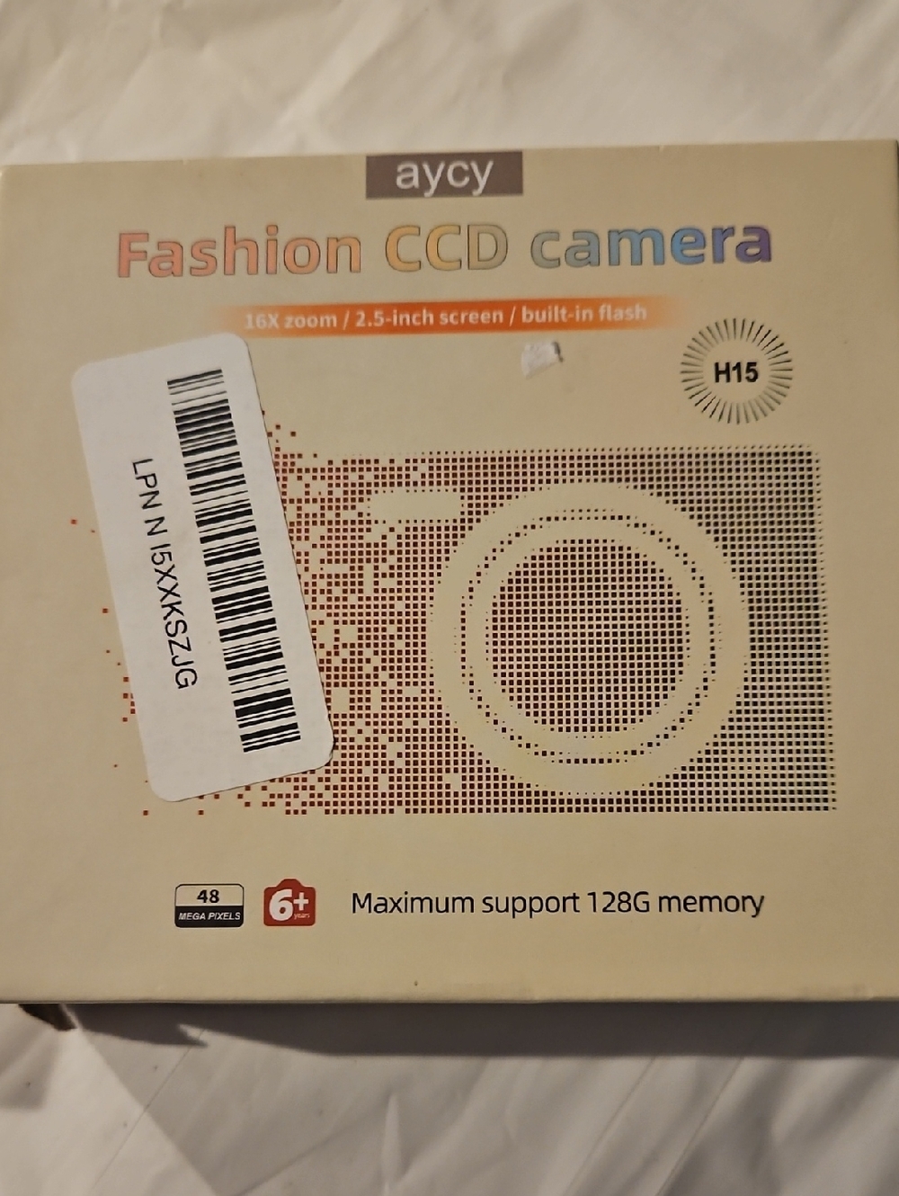 aycy Fashion CCD Camera - Beige Box